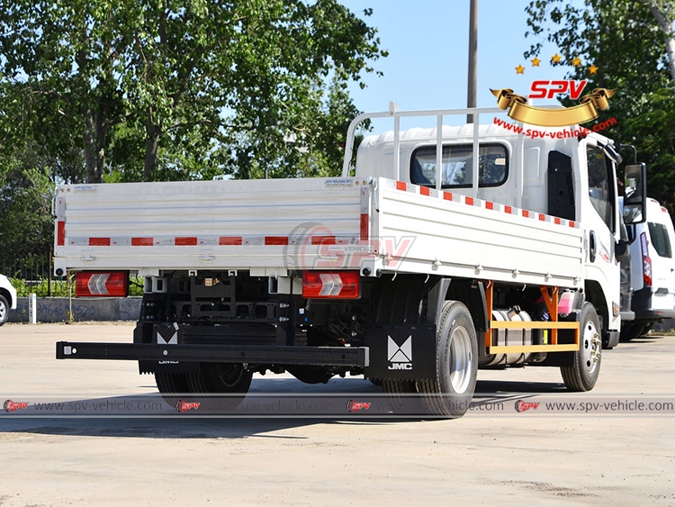 JMC Flatbed Cargo Lorry - Rear Right Side